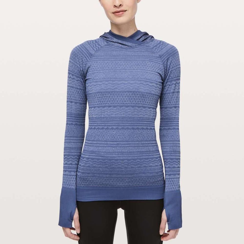 Lululemon Gatsby Blue Rest Less Hoodie Size‎ 4